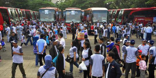 250 Bus antarkan 13.500 warga mudik bareng Jasa Raharja 250 Bus antarkan 13.500 warga mudik bareng Jasa Raharja
