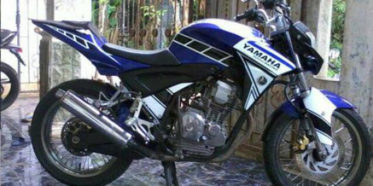 Modifikasi Yamaha Scorpio 2007 street fighter