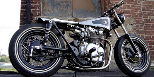 Inspirasi Modifikasi Honda CB450 gaya Bobber  merdeka.com