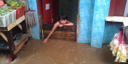Sejumlah daerah di Jakarta terancam banjir saat Lebaran