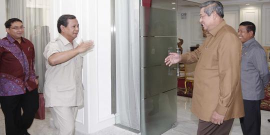 Prabowo hadiri open house SBY di Istana Negara