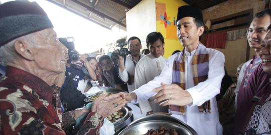 Lima aksi Jokowi di Hari Idul Fitri