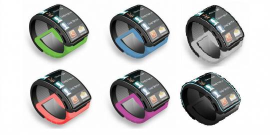 Samsung Galaxy Gear hadir dalam 6 varian warna