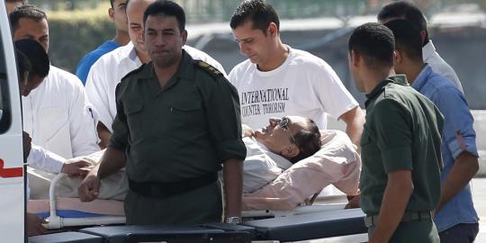 Husni Mubarak jadi tahanan rumah sakit militer Mesir