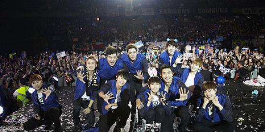 Kalahkan EXO - f(x), Super Junior kuasai musik China