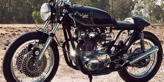 Modifikasi sang legenda Yamaha XS650 1972  merdeka.com