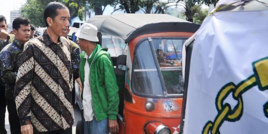 Dari kusir delman sampai sopir Metromini, semua demo Jokowi