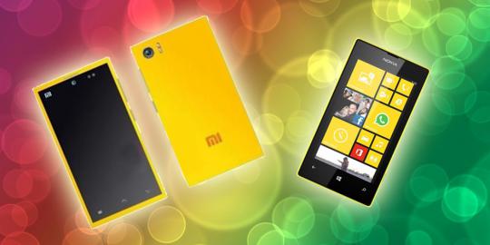 Desain Xiaomi Mi3 mirip dengan Nokia Lumia