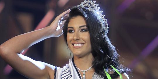 Karen Ghrawi, mahasiswi 22 tahun terpilih jadi Miss Lebanon 2013