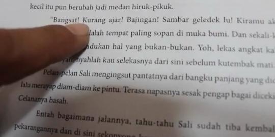 Buku Bahasa Indonesia  SMP penuh kata  hujatan beredar di 