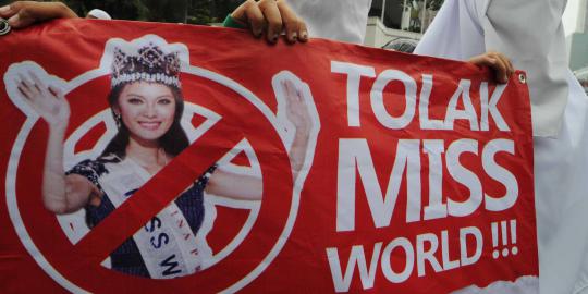 FPI ancam sebar kecoa di hotel tempat peserta Miss World