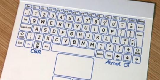 Peneliti Inggris ciptakan keyboard tertipis di dunia