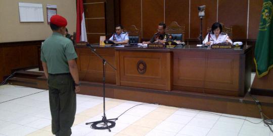 Bantu eksekutor Cebongan, Serda Ikhmawan divonis 1 tahun 3 bulan