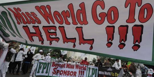 FPI ancam serang Bali kalau Miss World tetap digelar
