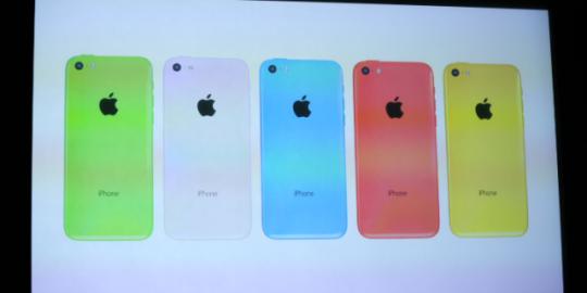 Apple resmi rilis iPhone 5C, usung 5 varian warna