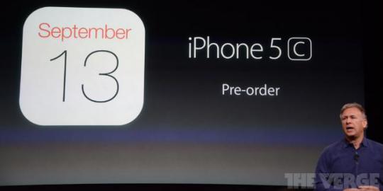 Dua hari lagi Apple buka pre-order iPhone 5S dan 5C