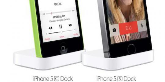 Charger Docks, aksesoris untuk iPhone 5S dan 5C