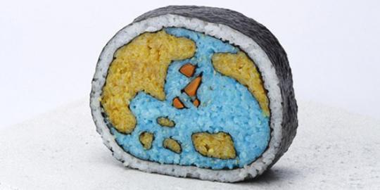 Imutnya sushi karya chef Tama-chan ini!