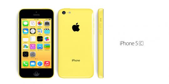 Dibanding warna lain, iPhone 5C kuning lebih diminati