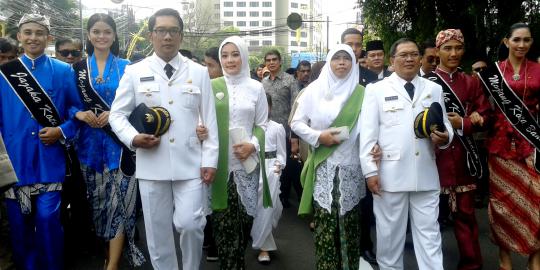 Ridwan Kamil-Oded resmi pimpin Bandung