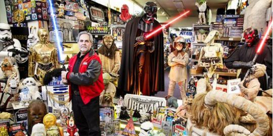 Pria ini koleksi 300 ribu memorabilia Star Wars