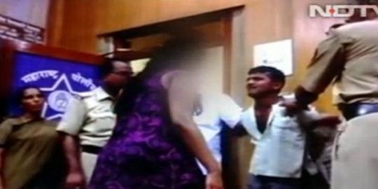 Video korban pemerkosaan di India tampar pelaku di kantor polisi