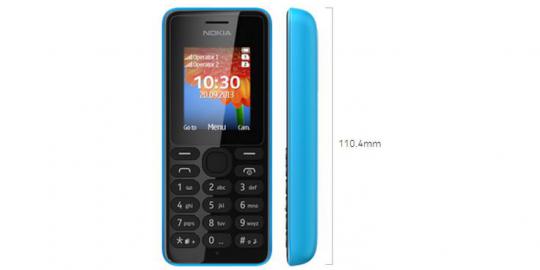 Nokia 108, ponsel kamera murah juga hadir dalam varian dual SIM
