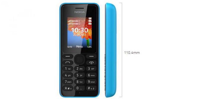 Nokia 108, ponsel kamera murah juga hadir dalam varian 