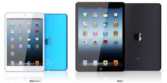 Tak hanya iPad 5, iPad Mini 2 dikabarkan bakal rilis 15 Oktober