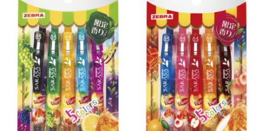 Perusahaan alat tulis Jepang jual pulpen beraroma teh Lipton
