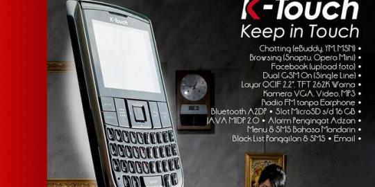 K-Touch H800, ponsel QWERTY multifungsi