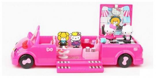 Hello Kitty berpesta di limo mini yang lucu | merdeka.com