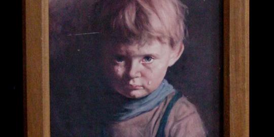 Crying Boy, lukisan terkutuk yang bisa sebabkan kebakaran