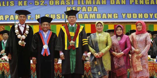 SBY dedikasikan gelar Doktor Honoris Causa untuk rakyat Aceh
