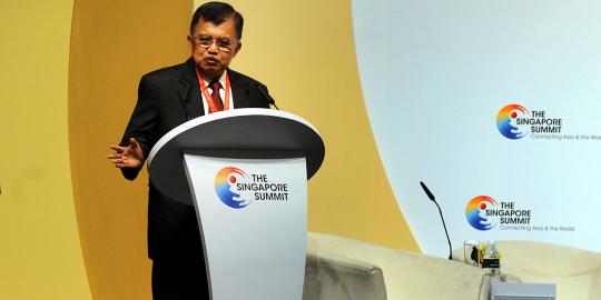 JK jadi pembicara kunci di Singapore Summit 2013