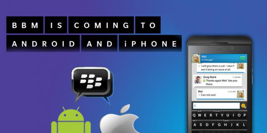 BBM belum resmi mendarat di Android dan iOS Indonesia