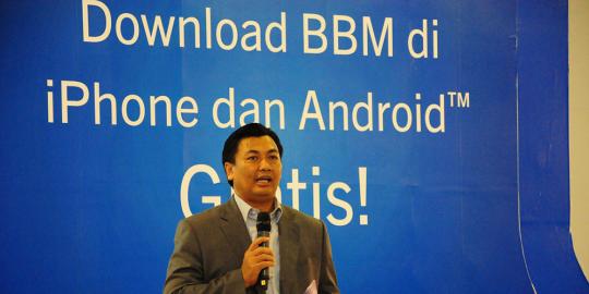 BBM dibuka karena pangsa pasar BlackBerry turun jadi 3%