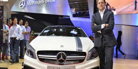 Muncul di publik IIMS, Mercy tawarkan hatchback A 45 AMG