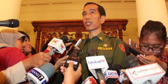 Kali ini Jokowi hanya diam saat ditanya soal nyapres di 2014