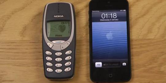 nokia 3310 vs iphone 5