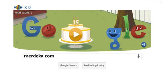 Hari ini Google genap berusia 15 tahun!
