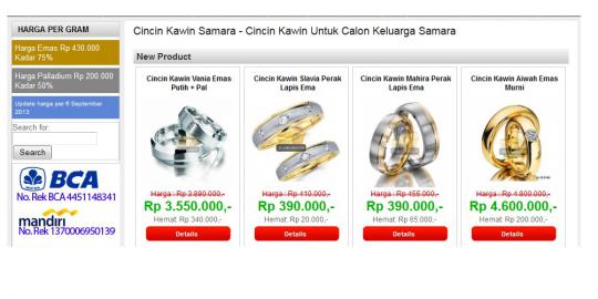 Beli cincin  kawin  secara online mengapa tidak merdeka com