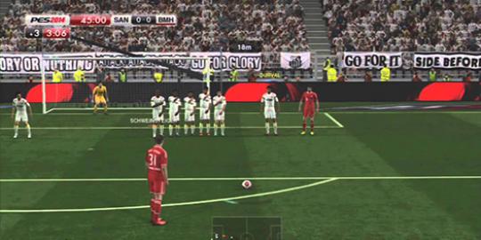 Trick melakukan tendangan bebas di PES 2014