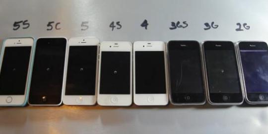 8 Generasi Apple iPhone adu cepat