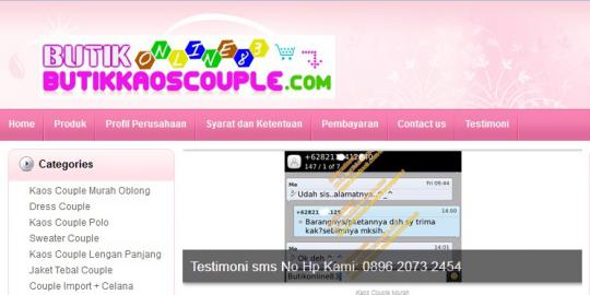 Temukan berbagai gaya kaos couple di Butik Kaos Couple