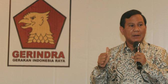 Gerindra: Prabowo cuma presiden satu periode, lalu lanjut 