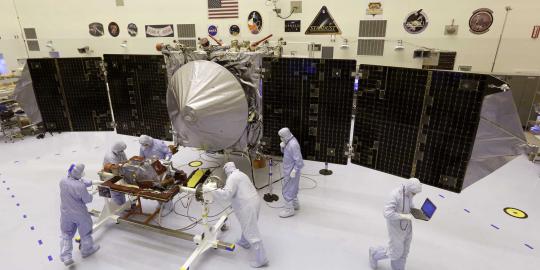 Pelajari atmosfir Mars, NASA kirim satelit MAVEN