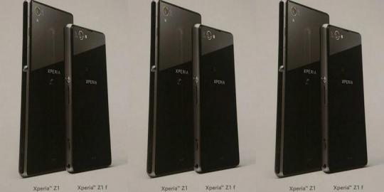 Foto resmi Sony Honami mini, usung nama Sony Xperia Z1 f