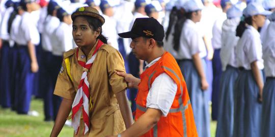 Ikuti upacara di Lubang Buaya, puluhan pelajar pingsan