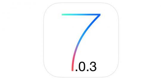 iOS 7.0.3 dikabarkan rilis minggu depan